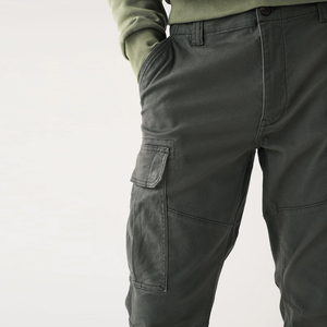 Top Quality Adult Men Cargo <b>Pants</b> Outdoor <b>Work</b> Trousers Gray Color <b>Slim</b> <b>Fit</b> Streetwear Cargo Trousers With 4 PocketsTop Quality - Product Image 4