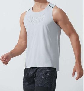 High Quality Breathable Heavyweight Knitted Muscle Gym <b>Vest</b> Tank Tops <b>Men</b> Custom Black Casual Cropped Boxy Fit - Product Image 3