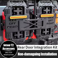 Kit Combinado de Puerta Trasera Integrada con Equipo de Acero Resistente para JETOUR Traveler T2