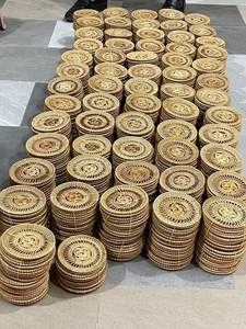 Sous-verres ronds non blanchis de style mignon en céramique de couleur naturelle du Vietnam, marque GREEN FUTURE, vente en gros - Product Image 4