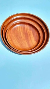 Handcrafted Wooden Serving Plate Crafted from Sustainable Wood for Elegant and Eco Friendly Dining Experiences - Product Image 3