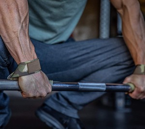 Sangles de levage réglables en nylon camouflage avec fermeture Velcro pour la musculation et l'entraînement en salle de sport - Product Image 5
