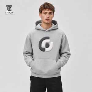 Top Quality Men Oversized Pullover Cotton Unisex Heavy weight Hoody Wholesale Customizable <b>3D</b> Puff Printing logo <b>Hoodies</b> for Men - Product Image 1