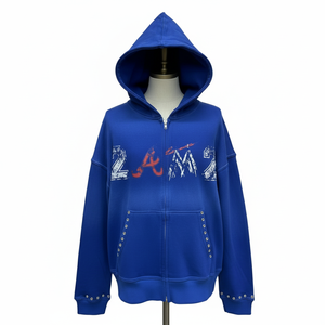 Prefect Cutting Best Material vintage washed black Hooded Zipper Hoodie for men custom printed logo in multi colors - Product Image 3