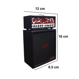 Decoration Miniature <b>Amplifier</b> <b>Speaker</b> 6.2 Inch EVH 2 Cabinet Wooden Hand Made - Product Image 2