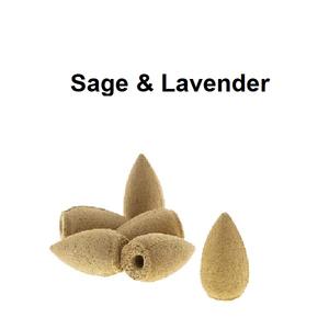 Natural Sage & Lavender Bullet Backflow <b>Incense</b> <b>Cones</b> Wholesale Supply at Leading Price ( White) - Product Image 1
