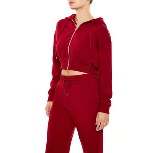 Women Crop <b>Top</b> Hoodie – Premium Soft Short Pullover Sweatshirt for Girls <b>Y2K</b> Streetwear Cotton Casual High Quality Hooded - Product Image 1