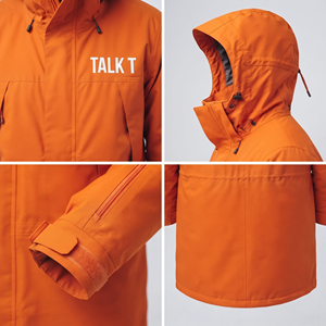 Chaqueta Larga Impermeable para Hombre con Logotipo Bordado Personalizado, Chaqueta Larga con Capucha para Senderismo y Camping, Chaqueta Impermeable de Nylon y Poliéster - Product Image 6