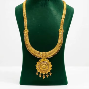 Juego de Joyería de 4 Piezas Chapado en Oro de 24K Hecho a Mano para Mujer, Brillante, Elegante, Moderno, Tradicional, para Compromiso, Fiesta, Boda, Regalo - Product Image 1
