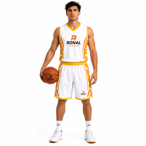 Uniforme de Baloncesto Deportivo Nuevo al por Mayor con Logotipo Personalizado Impreso, Calidad Premium, Último Estilo, Uniforme Totalmente Personalizado - Product Image 3