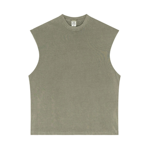 Camiseta Deportiva sin Mangas para Hombre de ANCHOR CLOTHING COMPANY, Cuello Redondo, Mezcla de Algodón, para Gimnasio, Entrenamiento Muscular, Chaleco Atlético - Product Image 4