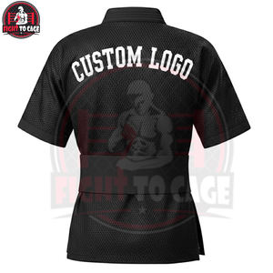 Uniforme de karaté et de freestyle durable de qualité supérieure, blanc avec noir, uniforme de kickboxing freestyle - Product Image 6