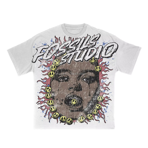 T-shirt pour homme de style nouveau, motif crâne, col rond, manches courtes, imprimé en coton, coupe classique - Product Image 3