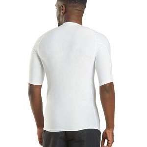 Mens Quick Dry Short Sleeve Rash Guard UPF 50+ <b>Compression</b> <b>Shirt</b> UV Protection Swim Top for Surfing MMA BJJ Athletic Gym Workout - Product Image 3