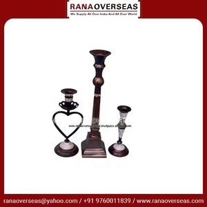 Best Quality Brass Candle Stands in Copper Antique Home Decorative for Party Decorations <b>Table</b> Decorations at Good Price - Product Image 6