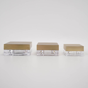 3.5g 5g 10g màu hồng vàng lỏng bột hộp Tùy chỉnh màu vuông nhỏ gọn bột trường hợp bột <span class=keywords><strong>container</strong></span> với xoay sifter - Product Image 3