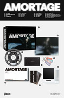 JISOO AMORTAGE ÉDITION EXCLUSIVE NOIR Ver. Album CD de musique KPOP avec photocard et carte postale, genre pop coréen