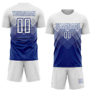 Conjunto de Camiseta de Fútbol con Degradado de Píxeles, Uniforme de Fútbol Personalizado, 100% Poliéster, Uniforme de Equipo, Absorbente de Humedad, Transpirable, de Secado Rápido, OEM al por Mayor - Product Image 1