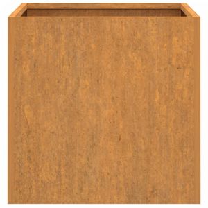 Jardinière en acier Corten rouillé durable 12,6x11,8x11,4 po – Pots et jardinières - Product Image 6