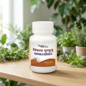 Triphala Guggulu, Suplemento en Polvo de Extracto Herbal Ayurvédico en Botella, 100% Puro de Grado Alimenticio, 70% Apoyo para el Bienestar Digestivo - Product Image 6