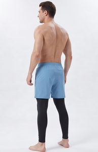 <b>Men's</b> Sportswear <b>Compression</b> Leggings Elastic Waist Yoga <b>Shorts</b> Quick Dry Gym Fitness Double Layer Legging <b>Shorts</b> <b>Men</b> - Product Image 5