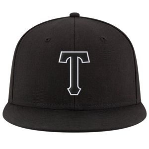 Casquette Snapback Ajustable en Tissu Satiné Brodé 3D Noir et Blanc Personnalisée pour les Voyages en Plein Air et la Plage - Product Image 2