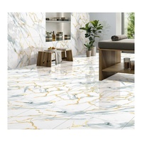Carreaux de porcelaine modernes haut de gamme à finition brillante en tons dorés, garantie 5 ans, pour une décoration élégante des sols et des murs, pour la maison et l'hôtellerie