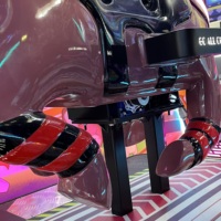 RaiseFun-Machine de jeu d'arcade de simulateur d'équitation en bois à pièces pour enfants de plus de 8 ans pour centres de jeux