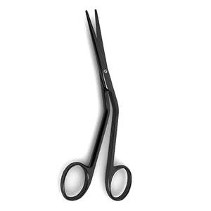 Tijeras Quirúrgicas Dentales Dorsales con Recubrimiento Negro, Punta Afilada Manual, 14 cm, Acero Inoxidable, Instrumentos Quirúrgicos con Certificación CE - Product Image 4