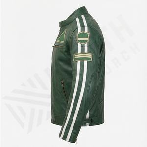 Chaqueta de Motociclista de Cuero Genuino para Hombre de la Mejor Calidad, Nueva Colección de Invierno, Chaquetas de Motocicleta con Protecciones Desmontables Personalizadas - Product Image 3