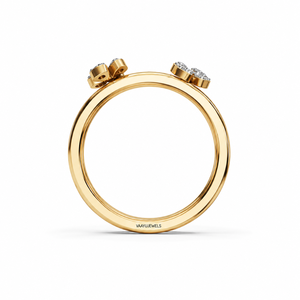 Bague de fiançailles et d'anniversaire de luxe pour femme, inspirée de la nature, avec diamant de laboratoire, en or 10K 14K 18K ou en argent 925 935 - Product Image 4