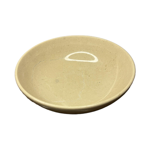 Bol en marbre beige Verona poli, décoratif, de luxe, fait main, design moderne, prix abordable, bol en marbre beige Verona - Product Image 2