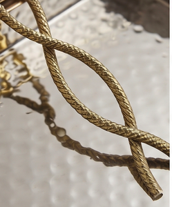 Vintage Hammered Metal <b>Tissue</b> <b>Box</b> With Brass Handle Handmade Decorative <b>Holder</b> For Tablesetting And Kitchenware Use - Product Image 3
