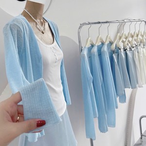 Ensemble assorti personnalisé pour femmes, mode coréenne, débardeur sans manches, cardigan, mini-jupe, polyester/coton, toutes saisons - Product Image 2