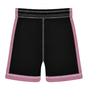 Black and Dusty <b>Pink</b> Football <b>Shorts</b> Breathable Athletic Team Training Uniform Quick Dry Sportswear Elastic Drawstring Waist - Product Image 2