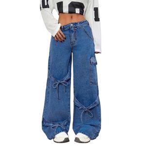 Jeans droits pour femmes en coton écologique et durable, pantalon en denim classique - Product Image 1