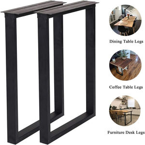 Pieds de table en métal traditionnels pour meubles de salle à manger, décoration intérieure DIY, pied de meuble en fer, capuchon de pied de table en métal 2204lb EDPTBL005 - Product Image 2