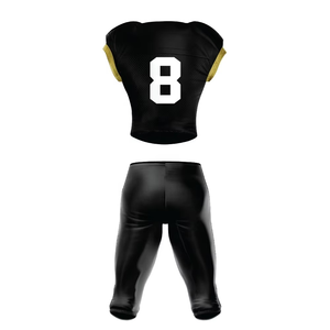 Uniforme de Fútbol Americano para Hombre, 100% Poliéster, Transpirable, Talla Grande, Manga Corta, Cuello en V, Ajustado, de Alta Calidad, Personalizable - Product Image 2