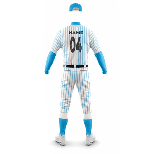 Breathable Heat-Transfer Printed Short Sleeve Baseball Uniform Unisex Striped White Orange Polyester Regular Fit Button Closure - Product Image 4