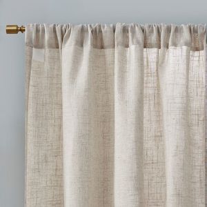 Pannello per tende con filtro luce in lino coppia 2 pz mantovane eleganti tende e mantovane - Product Image 4