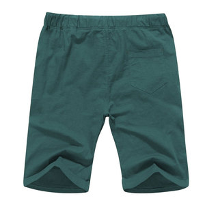 Shorts Bermuda pour Homme avec Cordon de Serrage, Taille Mi-Haute, Fermeture Boutonnée, Tissu Oxford Respirant, Style Décontracté - Product Image 2