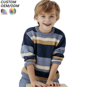 Suéter de Punto Personalizado para Niños, Cálido, Transpirable y Ecológico, de Algodón, Estilo Casual, para Invierno, con Soporte OEM y ODM para Venta al Por Mayor - Product Image 4