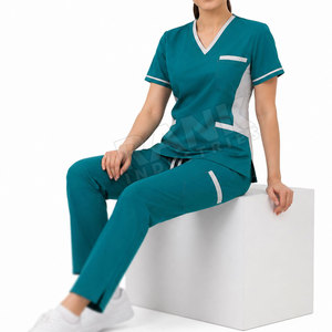 Uniforme de enfermera de alta calidad a precio económico, venta al por mayor, buen material, uniforme quirúrgico para mujer, hecho en Pakistán. - Product Image 5
