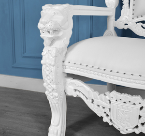 Silla de Trono de Madera de Caoba Sólida de Estilo Real, Muebles Clásicos de Lujo para Hotel, Sala de Estar y Apartamento - Product Image 6