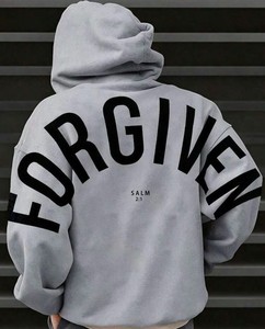 High Quality Eco-Friendly Digital Printing Unisex Drop Shoulder Box Hooded Sweatshirt Custom No <b>String</b> Fleece Men's <b>Hoodie</b> - Product Image 1