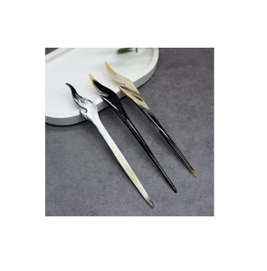 Épingle à cheveux artisanale en corne de buffle naturelle pour filles, accessoires de bijoux, fourche à cheveux tendance en corne pour coiffure quotidienne des filles - Product Image 3