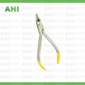 Pince orthodontique ergonomique AHI en acier inoxydable pour la pliage et la coupe de fils, avec ressort, certifiée CE - Product Image 2