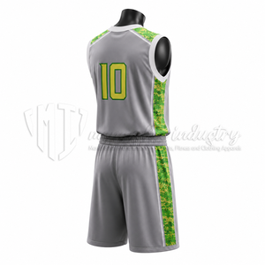 Fabricante de Uniformes de Baloncesto Personalizados, Conjunto de Camisetas de Baloncesto Sublimadas, Ropa Deportiva de Baloncesto con Camuflaje Digital para Equipos - Product Image 5