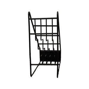 Handmade Four Tier Iron Wire <b>Bottle</b> <b>Rack</b> Kitchen Wine <b>Storage</b> Organizer Standing Beverage Shelf Industrial Home Display - Product Image 4