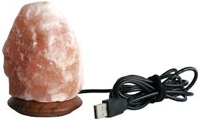 Lampes de sel de l'Himalaya miniatures USB haut de gamme, lampes de bureau en cristal naturel avec logo personnalisé, service OEM, taille OEM, marque privée - Product Image 6